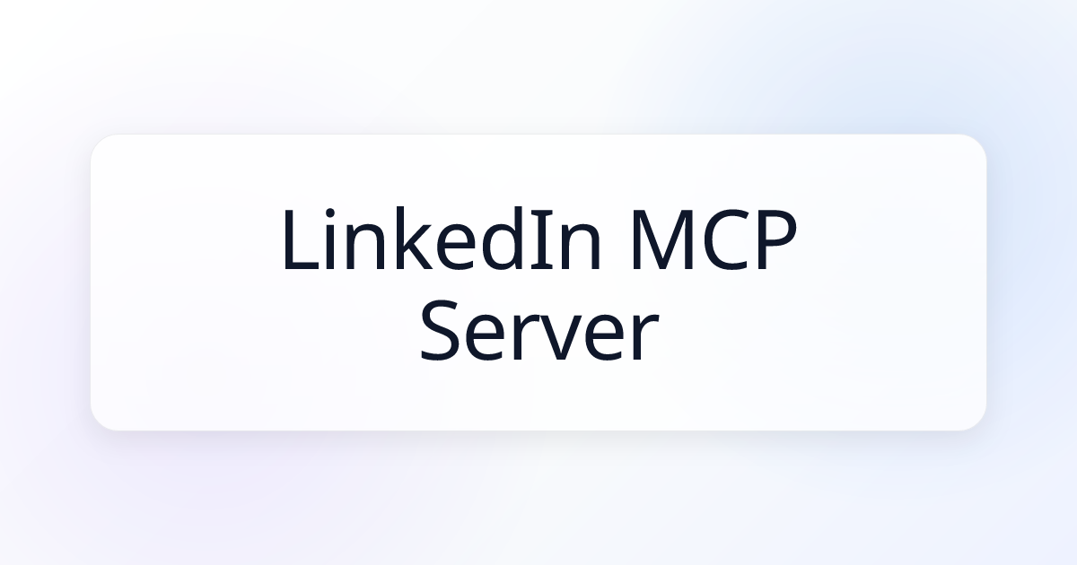 LinkedIn MCP Server: Cómo automatizar tu prospección B2B con IA