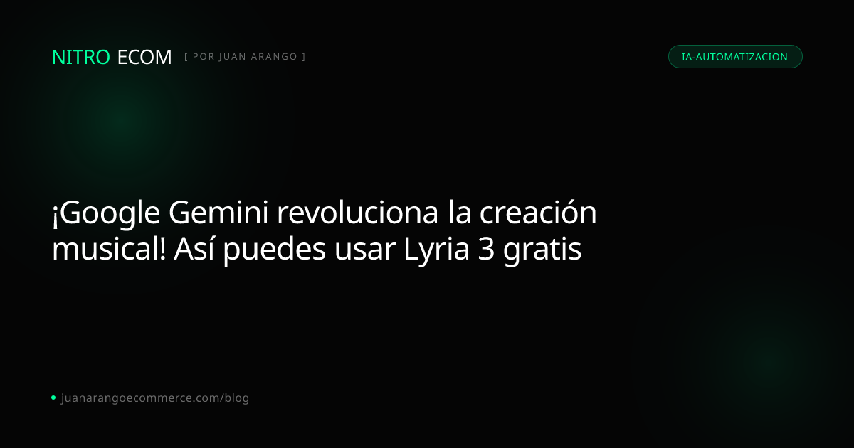 ¡Google Gemini revoluciona la creación musical! Así puedes usar Lyria 3 ...